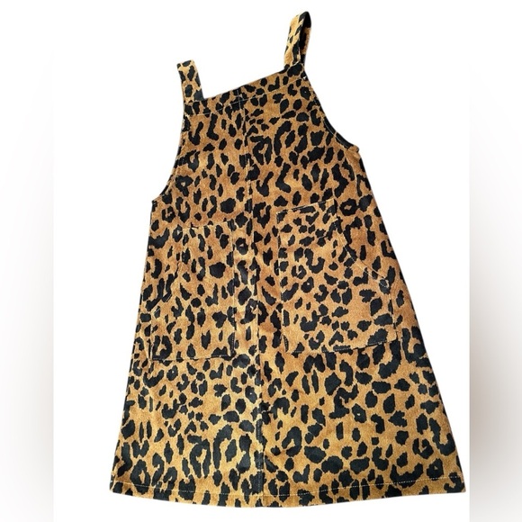 Hayden Girls Corduroy Leopard Overall Dress Size L (age 11/12) - Picture 6 of 12